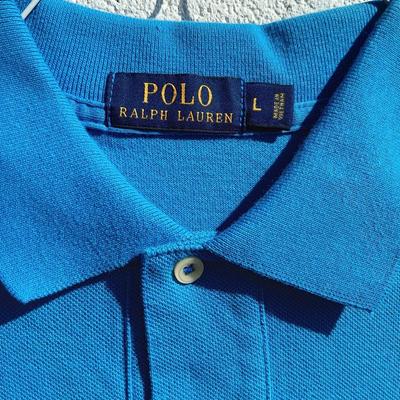 Four nice Men's POLO Shirts Size Large Ralph Lauren and Columbia brand
