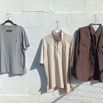 Assortment of Men's Shirts Size Large