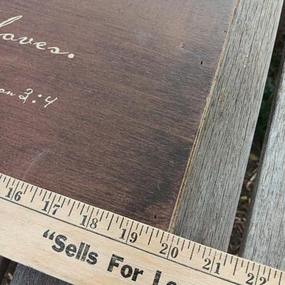 19" x 19" Sugarboo Designs "I have found the one whom my soul loves" picture frame box photobox collection
