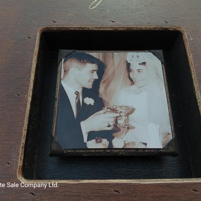 19" x 19" Sugarboo Designs "I have found the one whom my soul loves" picture frame box photobox collection