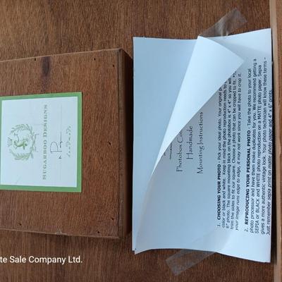 19" x 19" Sugarboo Designs "I have found the one whom my soul loves" picture frame box photobox collection