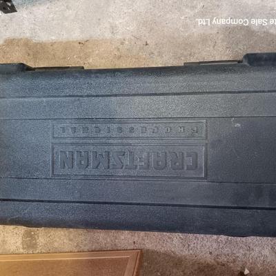 Craftsman Electric reciprocating saw in case with extra blades and gloves