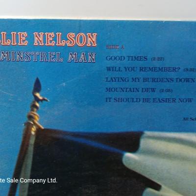 Three Record LP'S Red Sovine Country fine - Willie Nelson and Dick Thomas Country songs