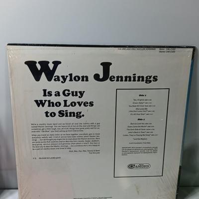 Three record LP'S Waylon Jennings and the Oak Ridge Boys