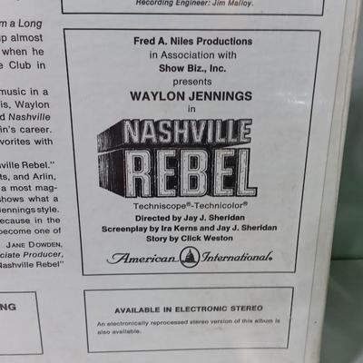 Three record LP'S Waylon Jennings and the Oak Ridge Boys