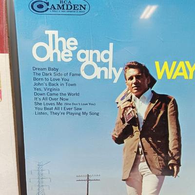 Three record LP'S Waylon Jennings and the Oak Ridge Boys