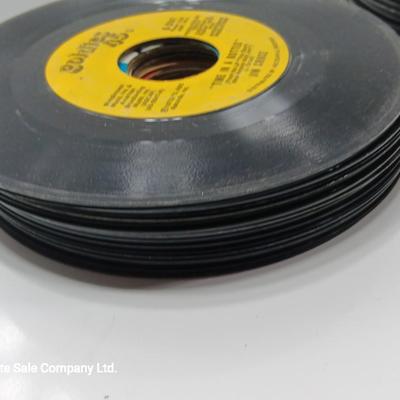 Great artists! two small stacks of vintage LP 45's Record's - Abba - Pink Floyd - Eagles and others