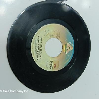 Great artists! two small stacks of vintage LP 45's Record's - Abba - Pink Floyd - Eagles and others
