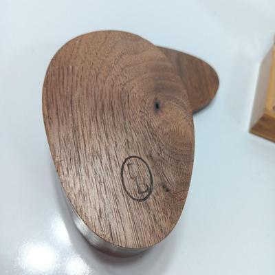 Three wooden jewelry / trinket boxes Inlayed wood