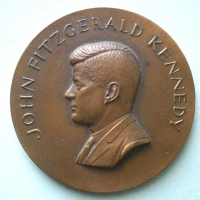 1961 Bronze JFK Inaugural Medallion