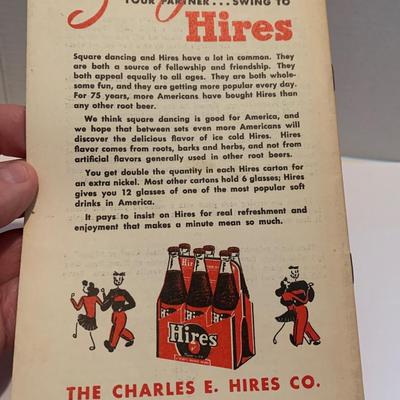Vintage Hires Root Beer Promo Book Square Dancing w/ Chris Sanderson