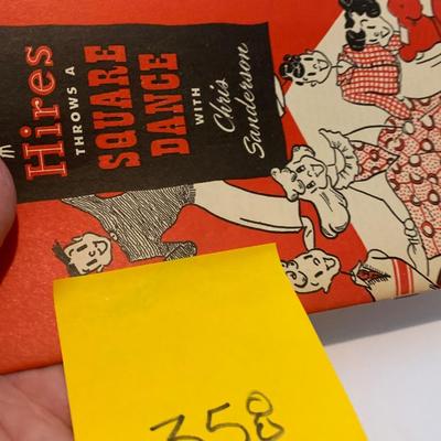 Vintage Hires Root Beer Promo Book Square Dancing w/ Chris Sanderson