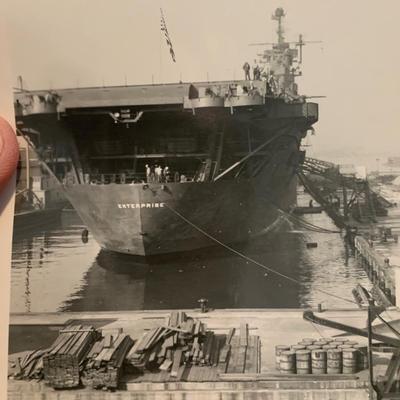 World War II Era Battleship Photos Hudson River Looking From Yonkers