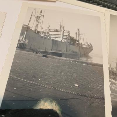 World War II Era Battleship Photos Hudson River Looking From Yonkers