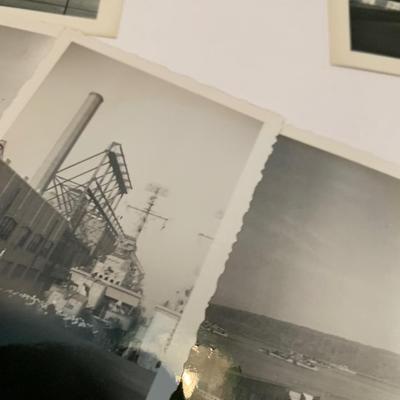 World War II Era Battleship Photos Hudson River Looking From Yonkers