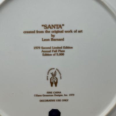 Leon Barnard Holiday Plate
