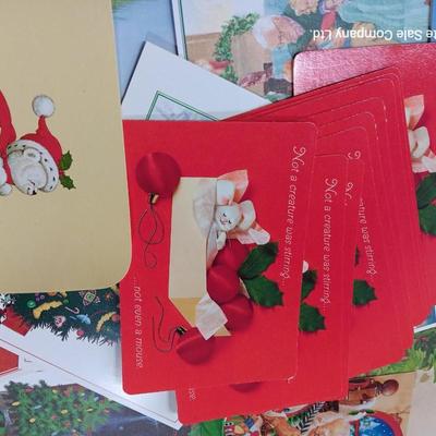 Box full of Christmas greeting cards - Unused - Some vintage