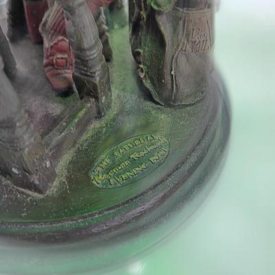 The Saturday Evening Post Norman Rockwell Santa lamp