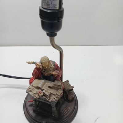 The Saturday Evening Post Norman Rockwell Santa lamp