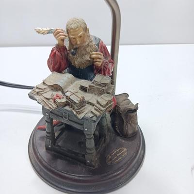 The Saturday Evening Post Norman Rockwell Santa lamp