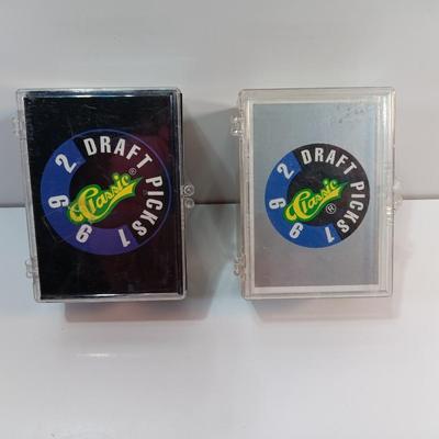 1992 Draft Picks Sports cards in plastic cases