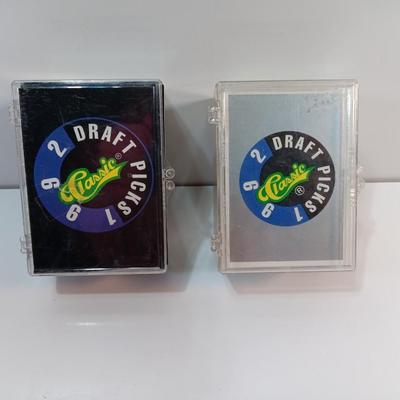 1992 Draft Picks Sports cards in plastic cases