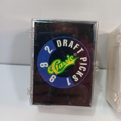1992 Draft Picks Sports cards in plastic cases