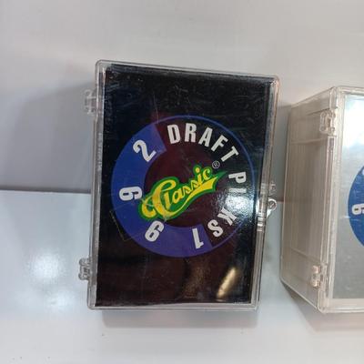 1992 Draft Picks Sports cards in plastic cases