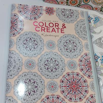 Nice assortment of Color Art Coloring books