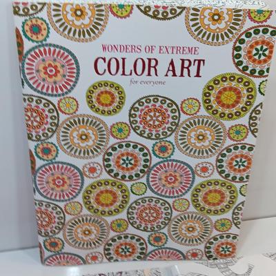 Nice assortment of Color Art Coloring books