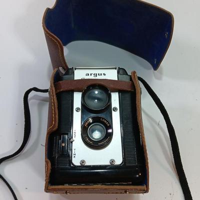 Vintage Argus seventy-five camera with camera bag