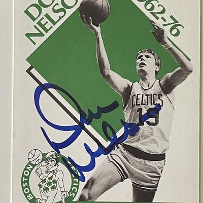 Boston Celtics Don Nelson 1990 NBA #345 signed trading card 