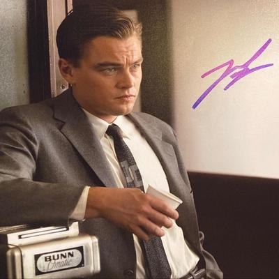 Revolutionary Road Leonardo DiCaprio Signed Movie Photo. GFA Authenticated