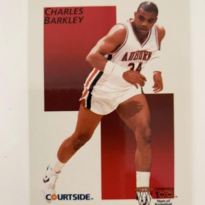 Charles Barkley Courtside Basketball Card