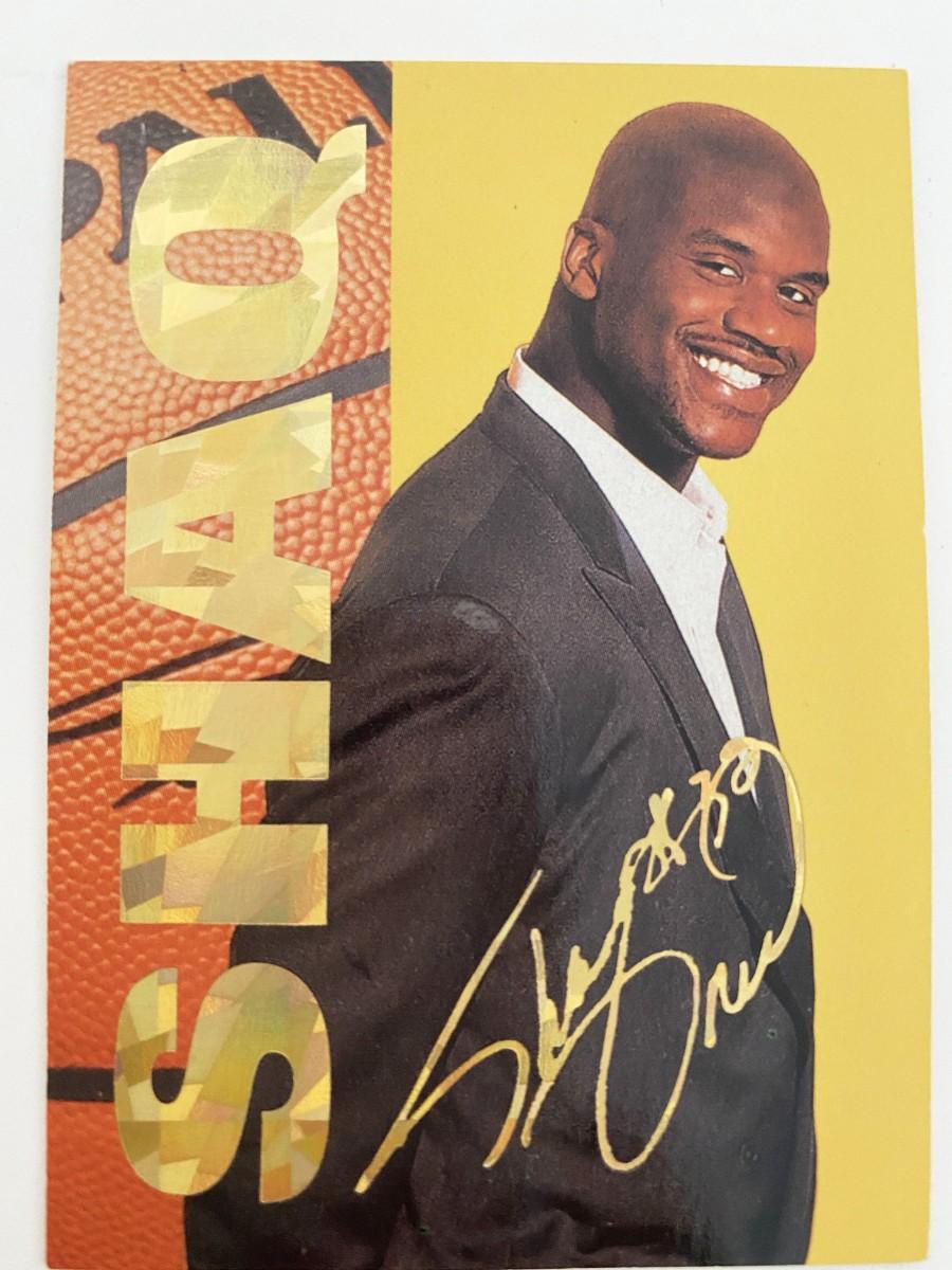 Shaq Facsimile Signed Basketball Card
