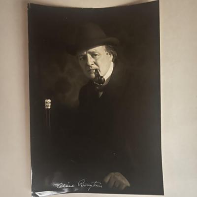 Alice Boughton signed photo of Charles Rann Kennedy