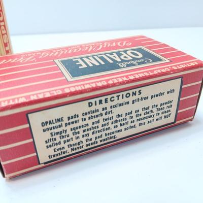 Vintage Allspice and Opaline cleaning wool