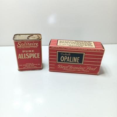 Vintage Allspice and Opaline cleaning wool