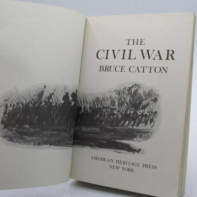 The Civil War Bruce Catton Vintage American Heritage Press Paperback History Book
