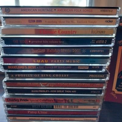 MOSTLY COUNTRY WESTERN MUSIC ON CD'S