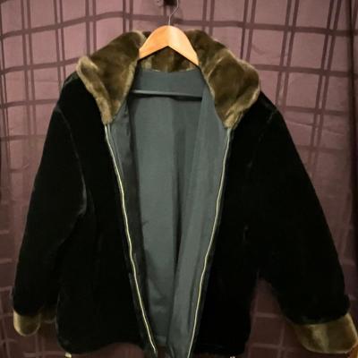 Plush Brown faux fur coat