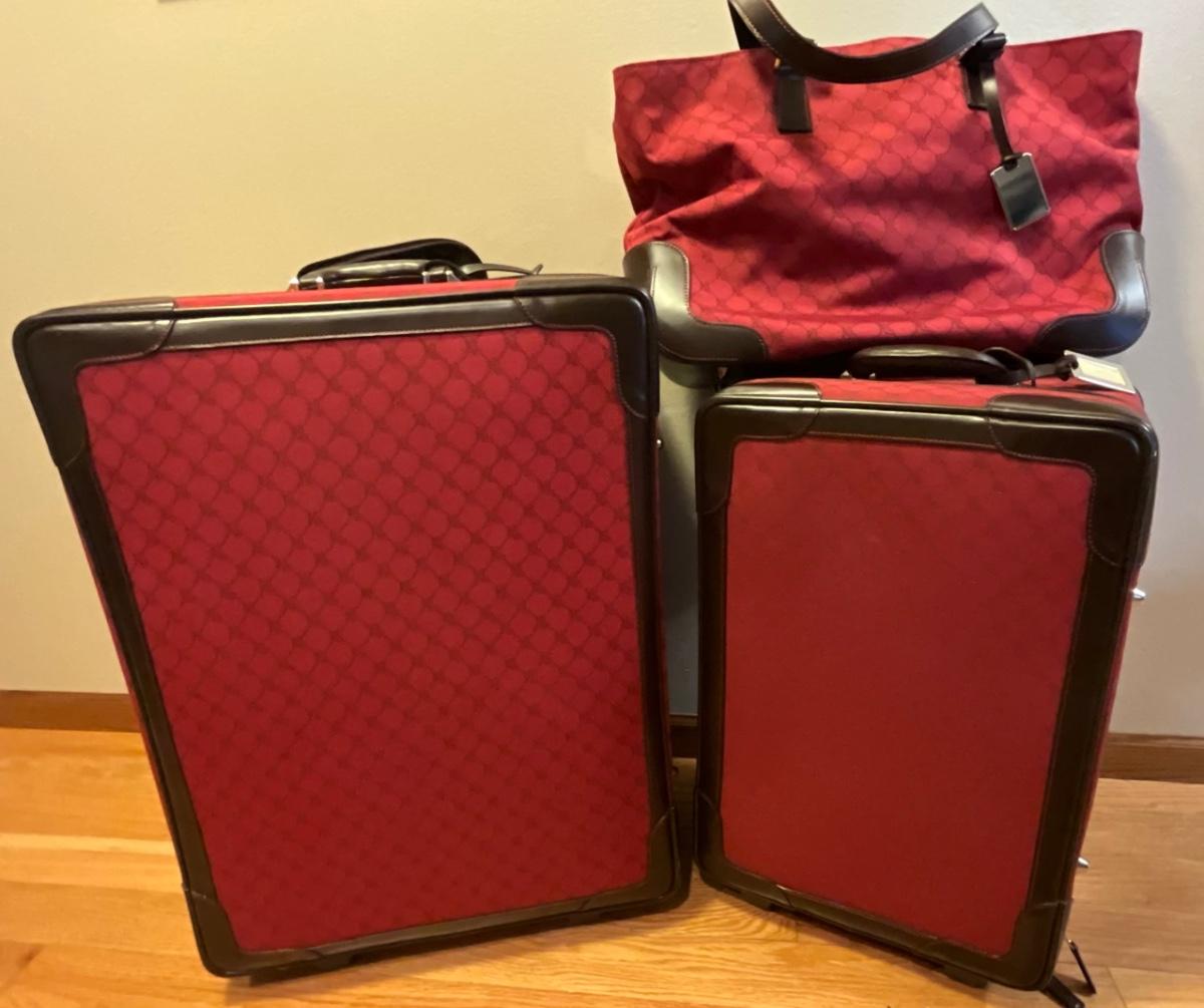 Ralph lauren signature luggage sets hotsell