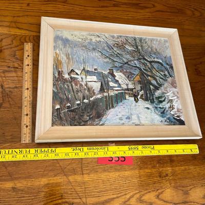 Vintage village picture