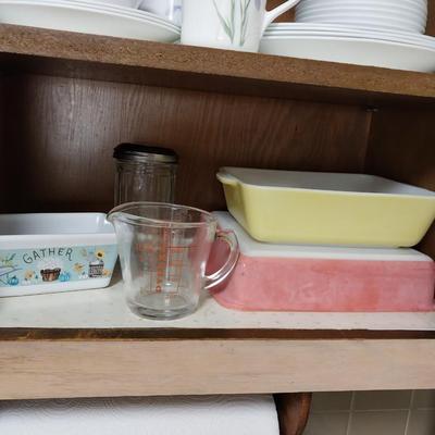 PYREX CASSEROLE DISHES AND MORE
