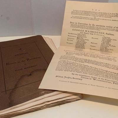 c.1894 Elias Boudinot Revolution Events Journal 1/290