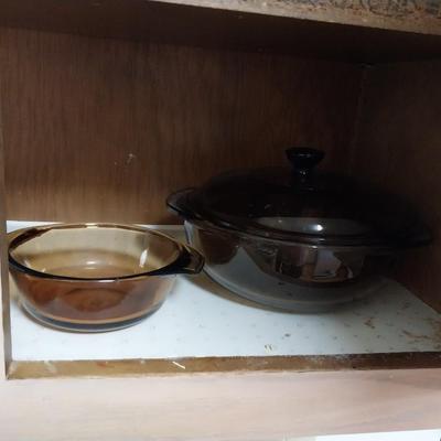 CORNING WARE AND PYREX CASSEROLE DISHES