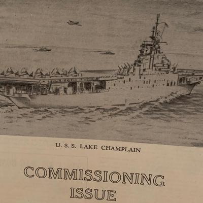 1945 USS Lake Champlain WWII Commission Issue Vol.1 #1