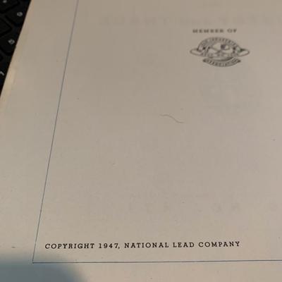 1947 Baltimore National Lead Co Dutch Boy Industry Catalog