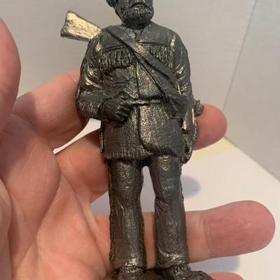 Antique Cast Metal And Polished Stone Westerns Eskimo Collectibles Lot