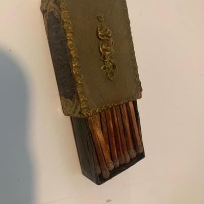 Collectibles Lot - Cufflinks Trinket Boxes Early Match Box